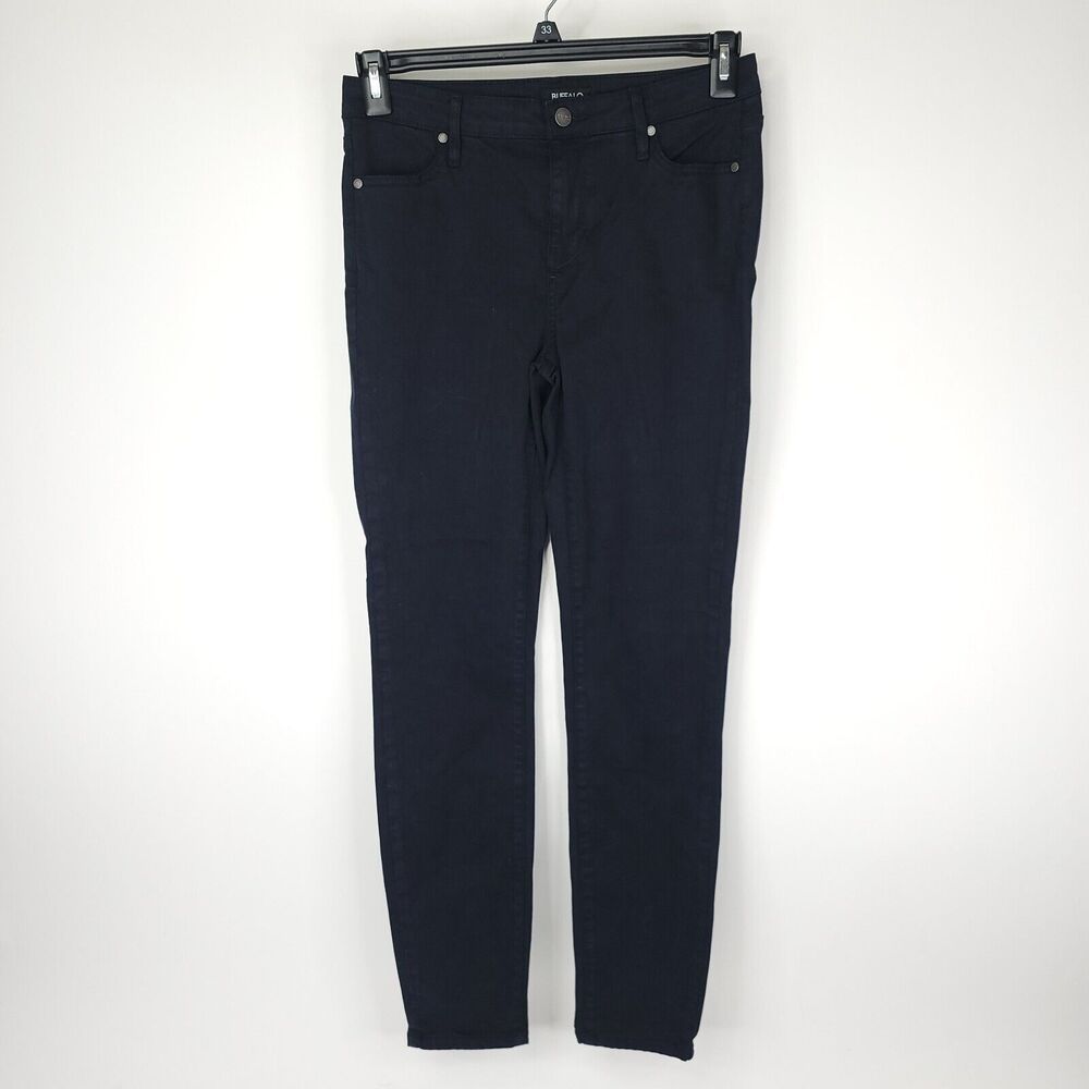 Buffalo Royal Mid Rise Stretch Skinny Jeans Womens Jeggings Size 6 Black Pants